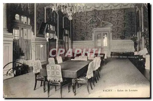 Cartes postales Vichy Salon de Lecture