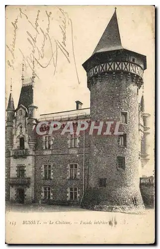 Cartes postales Busset Le Chateau Facade interieure