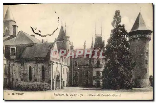 Ansichtskarte AK Environs de Vichy Chateau de Bourbon Busset