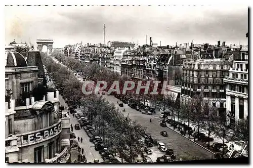 Ansichtskarte AK Paris et ses Merveilles Vue generale de l'avenue des Champs d'Elysees et l'arc de triomphe de l'