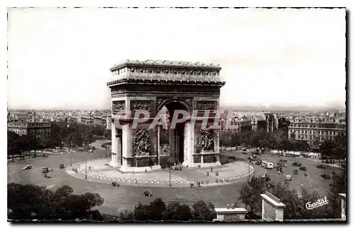 Cartes postales Paris La Place de l'Etoile L'Arc de Triomphe