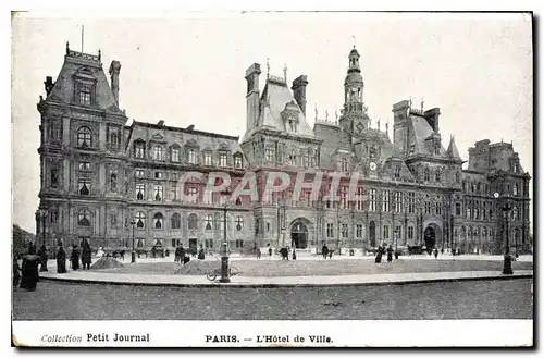 Cartes postales Collection Petit Journal Paris l'Hotel de Ville