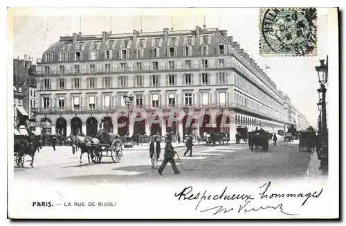 Cartes postales Paris La Rue de Rivoli