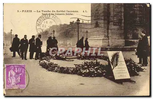 Cartes postales Paris La Tombe du Soldat Inconnu