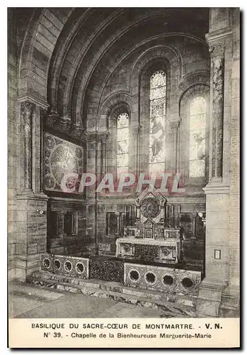 Ansichtskarte AK Basilique du Sacre Coeur de Montmartre Chapelle de la Bienheureuse Marguerite Marie