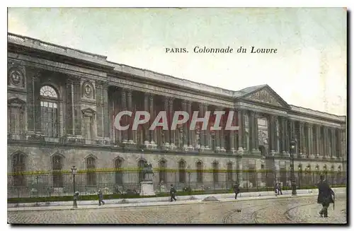 Ansichtskarte AK Paris Colonnade du Louvre