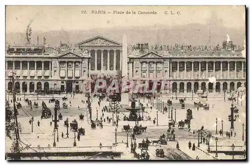 Cartes postales Paris Place de la Concorde