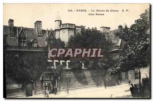 Cartes postales Paris Le Musee de Cluny