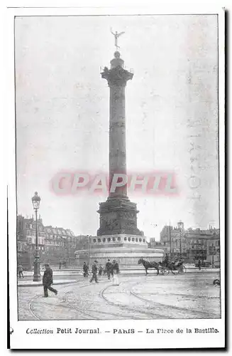 Cartes postales Collection Petit Journal Paris La Place de la Bastille