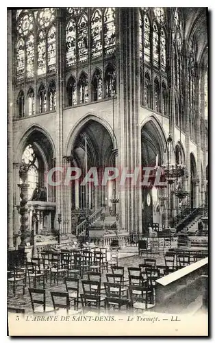 Cartes postales L'Abbaye de Saint Denis Le Transept