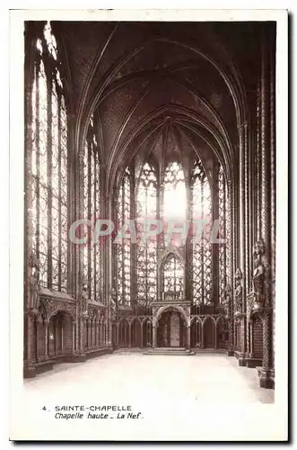 Cartes postales Sainte Chapelle Chapelle Haute La Nef