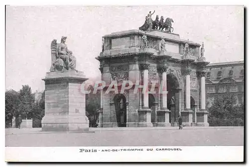 Cartes postales Paris Arc de Triomphe du Carrousel