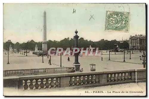 Cartes postales Paris La Place de la Concorde