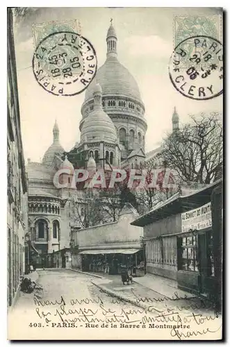 Ansichtskarte AK Paris Rue de la Barre a Montmartre