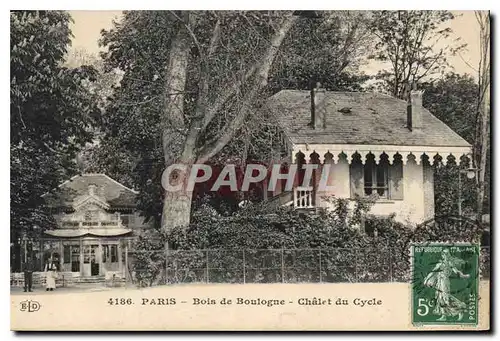 Cartes postales Paris Bois de Boulogne Chalet du Cycle