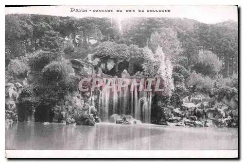 Ansichtskarte AK Paris Cascade du Bois de Boulogne