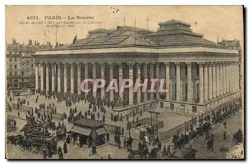 Cartes postales Paris la Bourse