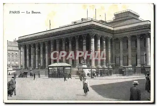 Cartes postales Paris La Bourse