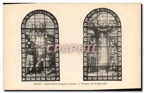 Ansichtskarte AK Paris Eglise Saint Francois Xavier Vitraux de la Sacristie