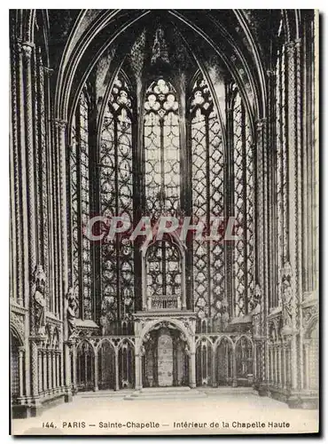 Ansichtskarte AK Paris Sainte Chapelle Interieur de la Chapelle Haute