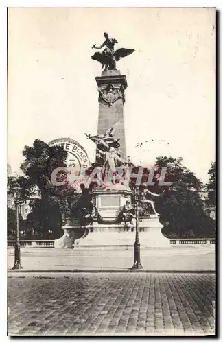Ansichtskarte AK Paris La Statue de Gambetta Place du Carrousel