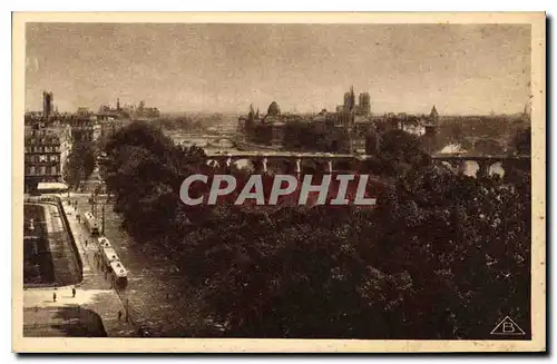 Cartes postales Vues de Paris Panorama L'Ile de la Cite