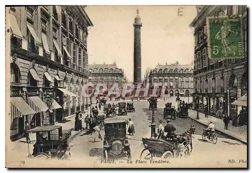 Cartes postales Paris La Place Vendome