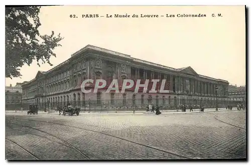 Ansichtskarte AK Paris Le Musee du Louvre Les Colonnades