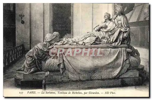 Ansichtskarte AK Paris La Sorbonne Tombeau de Richelieu par Girardon