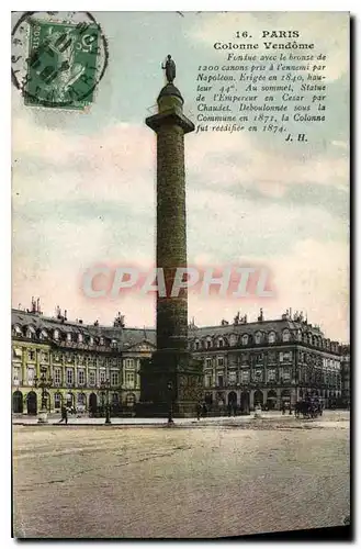 Cartes postales Paris Colonne Vendome