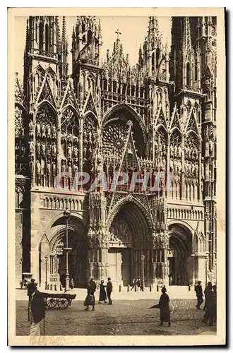 Cartes postales La Douce France Rouen Facade de la Cathedrale