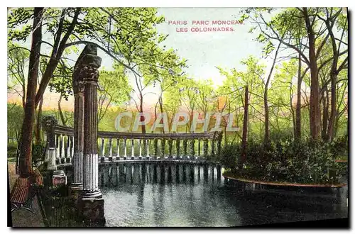 Cartes postales Paris Parc Monceau Les Colonnades