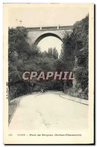 Ansichtskarte AK Paris Pont de Briques Buttes Chaumont