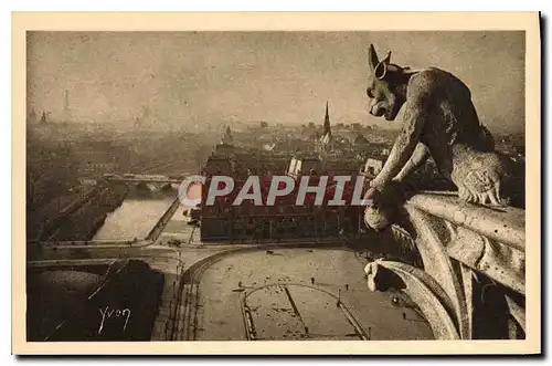 Ansichtskarte AK Paris en Flanant Notre Dame de Paris le Parvis de Notre Dame