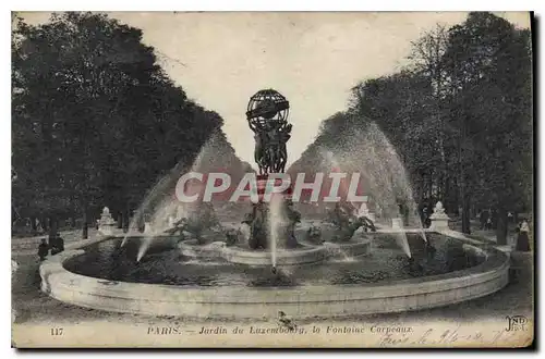 Ansichtskarte AK Paris Jardin du Luxembourg la Fontaine Carpeaux