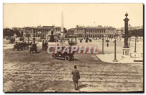 Cartes postales Paris la place de la Concorde