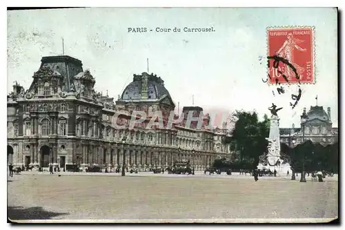 Cartes postales Paris Cour du Carrousel