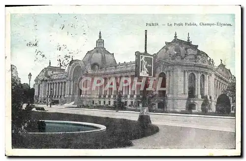 Ansichtskarte AK Paris le Petit Palais Champs Elysees