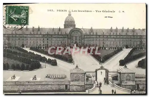 Cartes postales Paris les Invalides vue generale