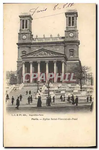 Cartes postales Paris Eglise Saint Vincent de Paul