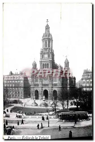 Cartes postales Paris Eglise de la Trinite