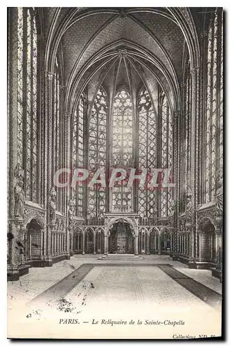 Cartes postales Paris Le Reliquaire de la Sainte Chapelle