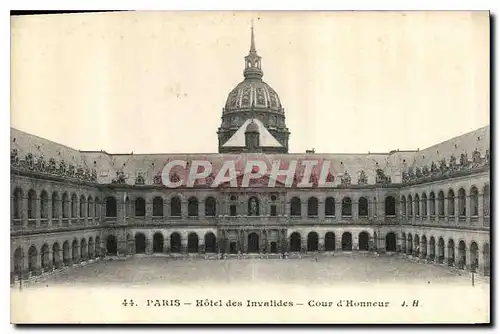 Ansichtskarte AK Paris Hotel des Invalides Cour d'Honneur