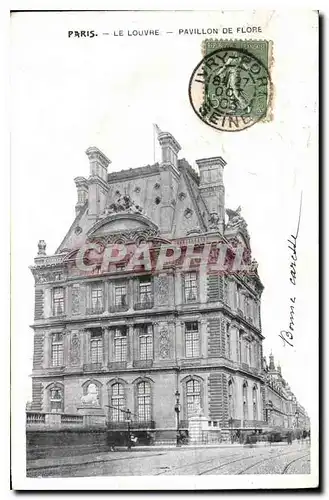 Cartes postales Paris Le Louvre Pavillon de Flore