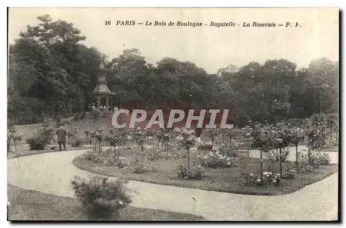 Ansichtskarte AK Paris Le Bois de Boulogne Bagatelle La Roseraie