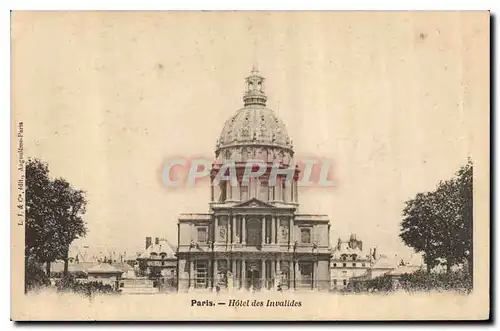 Cartes postales Paris Hotel des Invalides