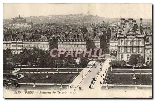 Cartes postales Paris Panorama des Tuileries