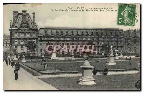 Ansichtskarte AK Paris Le nouveau Louvre Le Pavillon de Mardan et lke Musee des Arts Decoratifs