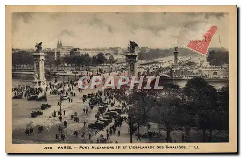 Ansichtskarte AK Paris Pont Alexandre III et L'Esplanade des Invalides