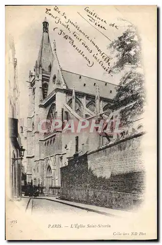 Cartes postales Paris L'Eglise Saint Severin